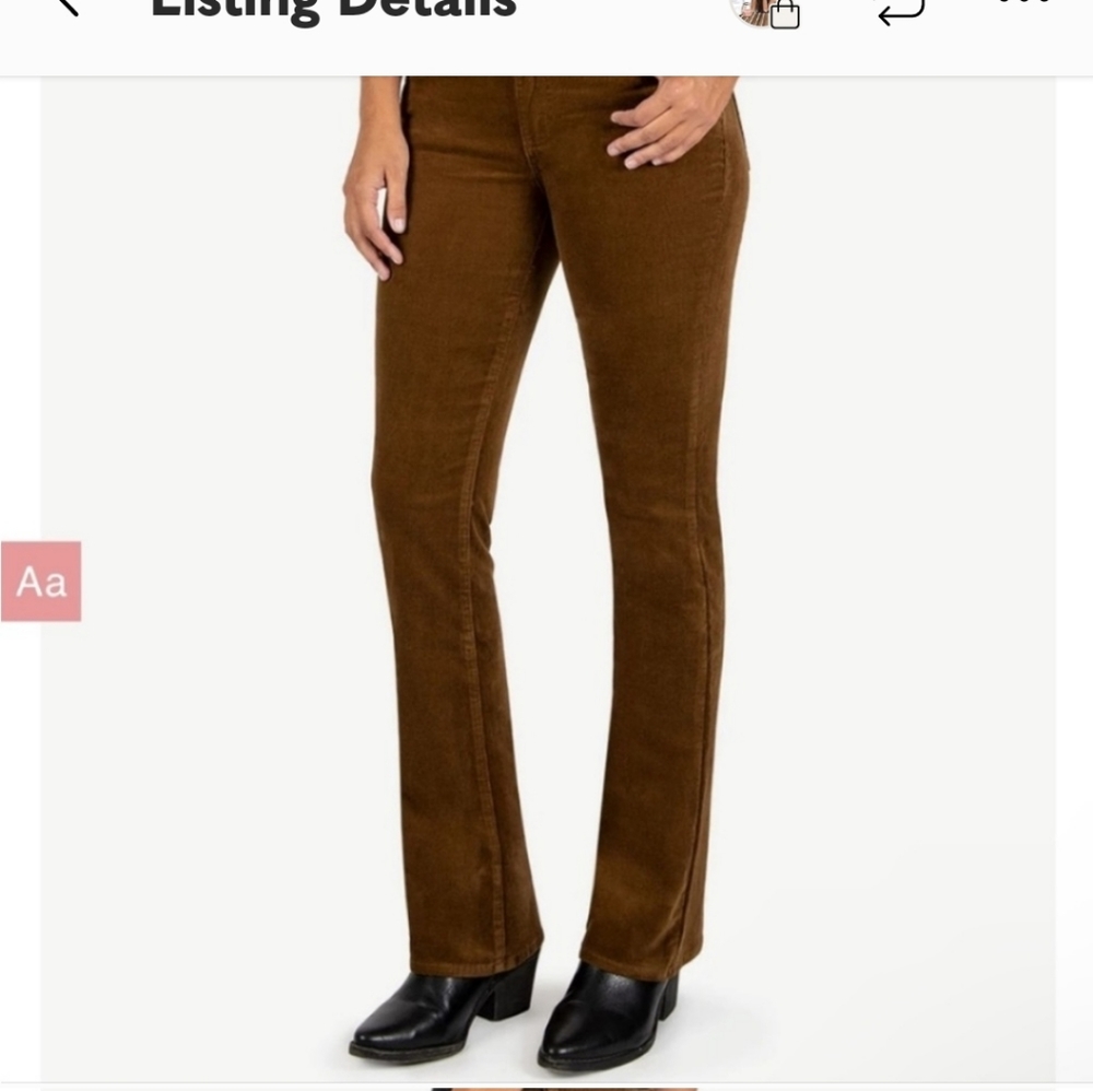 Kut from the Kloth Brown Boot Cut Jeans